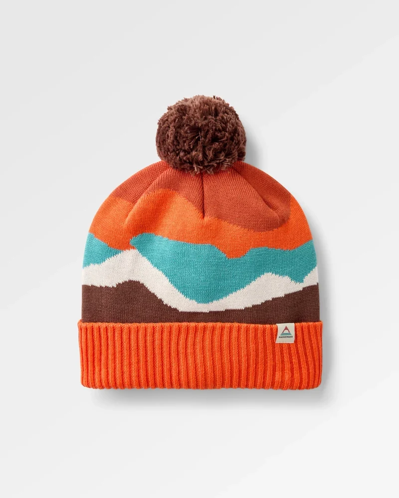 PASSENGER Scenic Bobble Beanie scenic chestnut