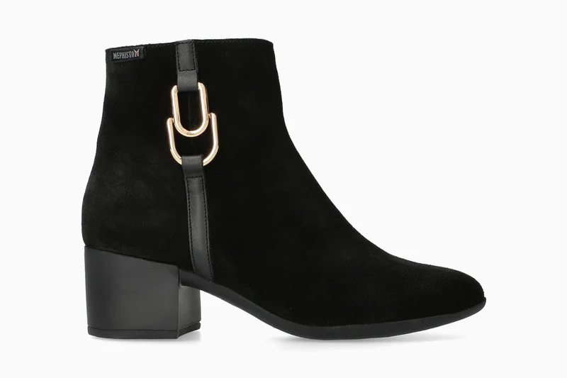 Bottines à talon ZINA noires
