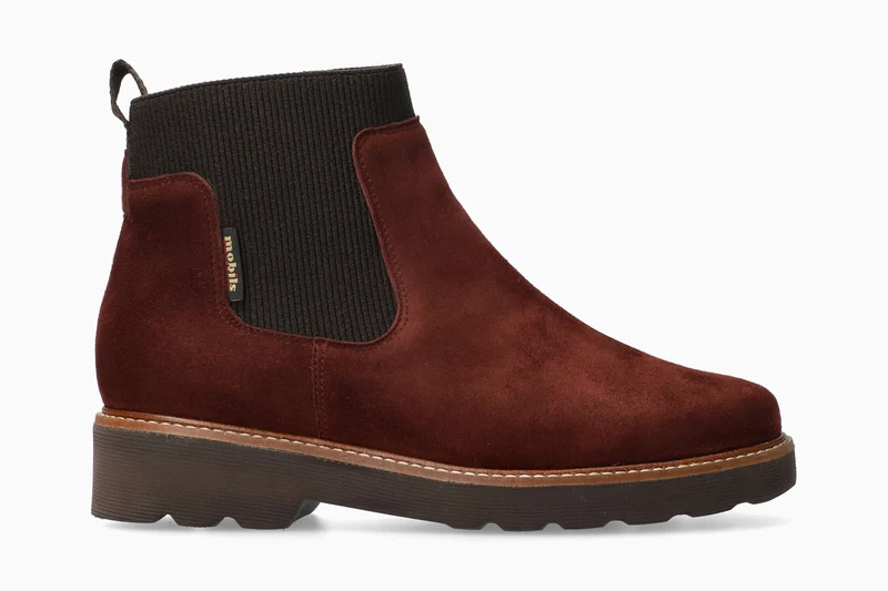 Bottines OANA rouge foncé
