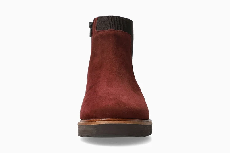 Bottines OANA rouge foncé