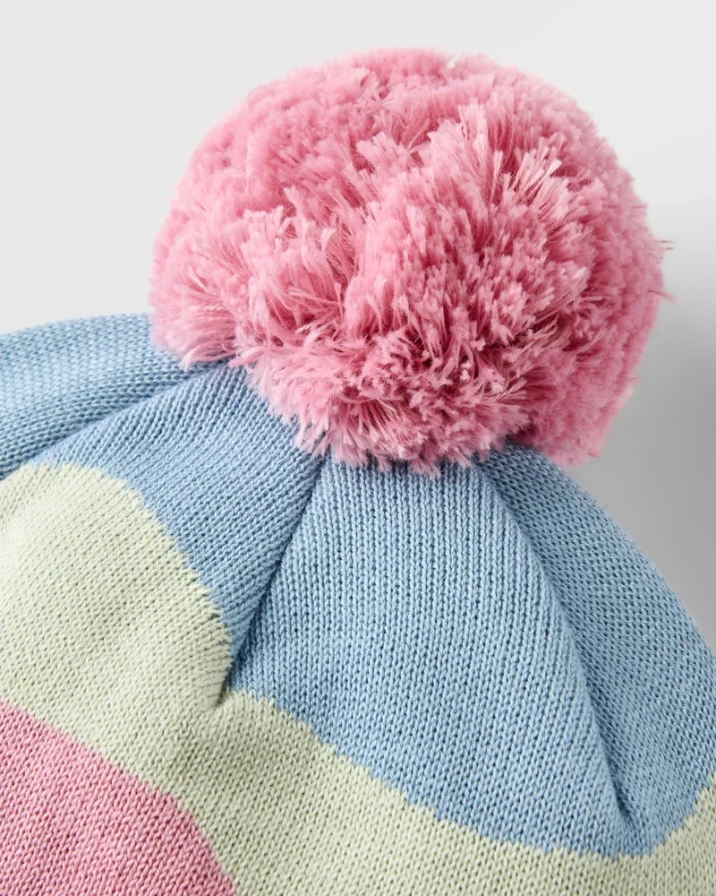 PASSENGER Scenic Bobble Beanie scenic stormy blue