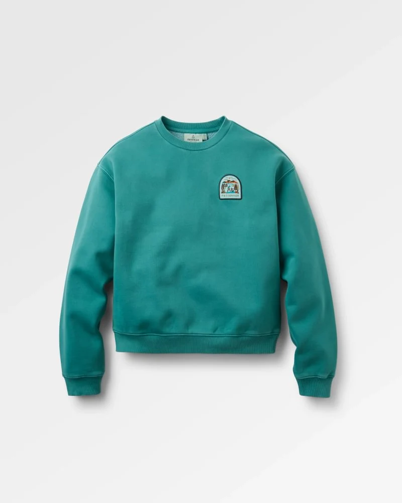 PASSENGER Downtime Heavyweight Sweatshirt pacific green