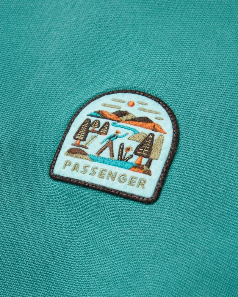 PASSENGER Downtime Heavyweight Sweatshirt pacific green