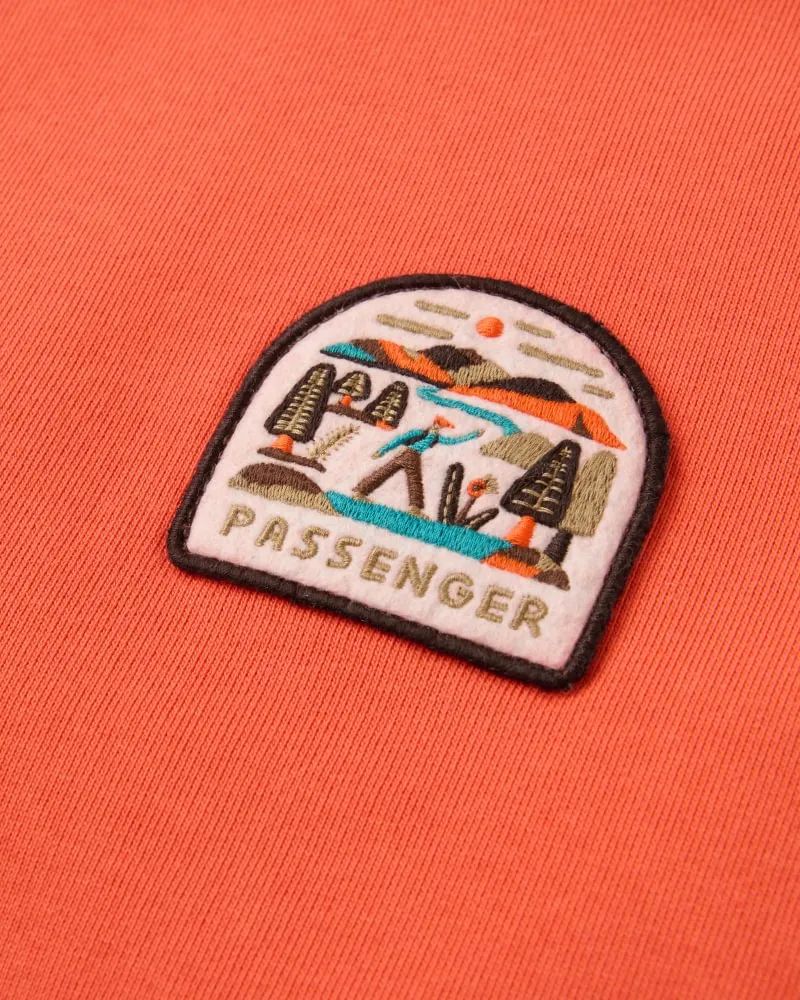PASSENGER Downtime Heavyweight Sweatshirt ember orange
