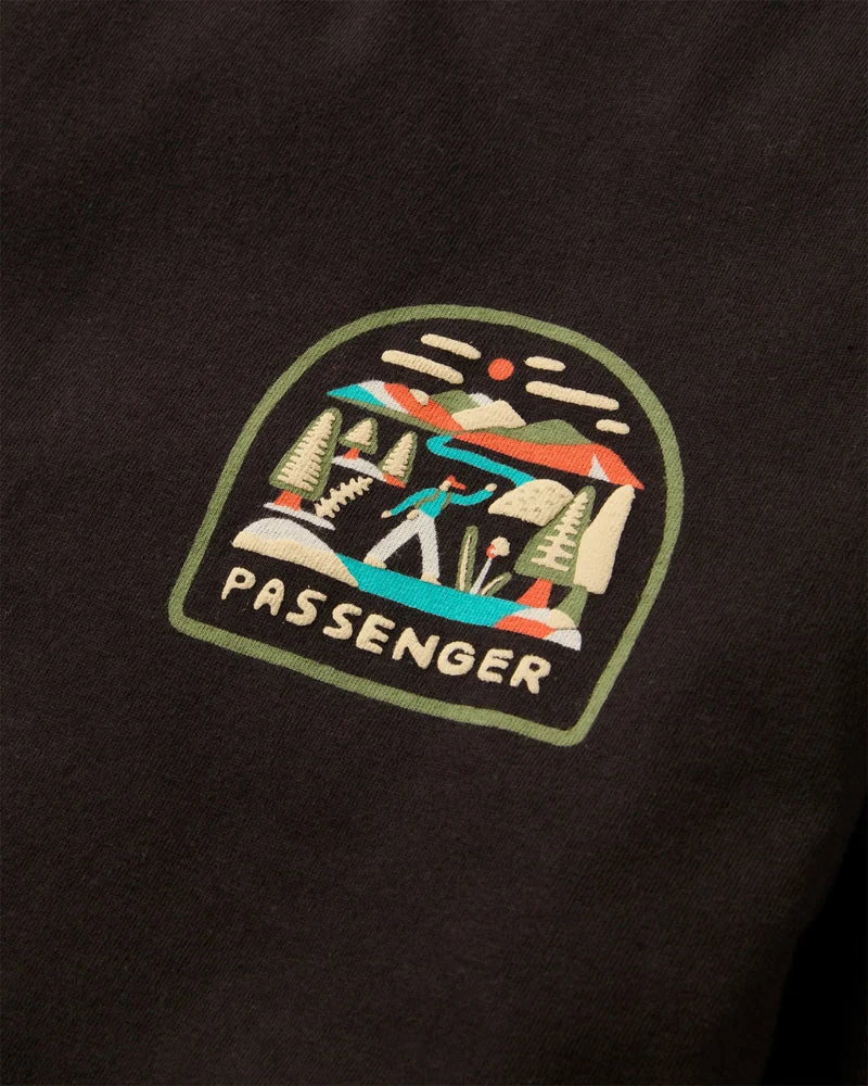 PASSENGER Lost Patch T-Shirt black