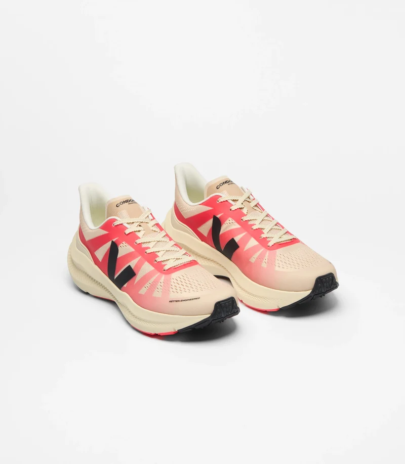 VEJA Condor 3 Advanced Engineered-Mesh rose gradient calcaire
