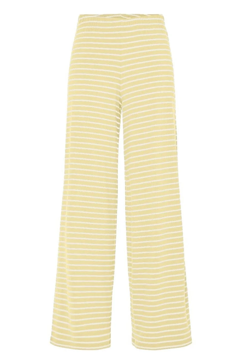 Pieces - Pcmonique Wide Pants - 4944921 French Vanilla Coconut Milk