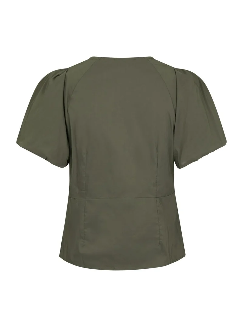 Neo Noir - Irina Poplin Blouse - Army