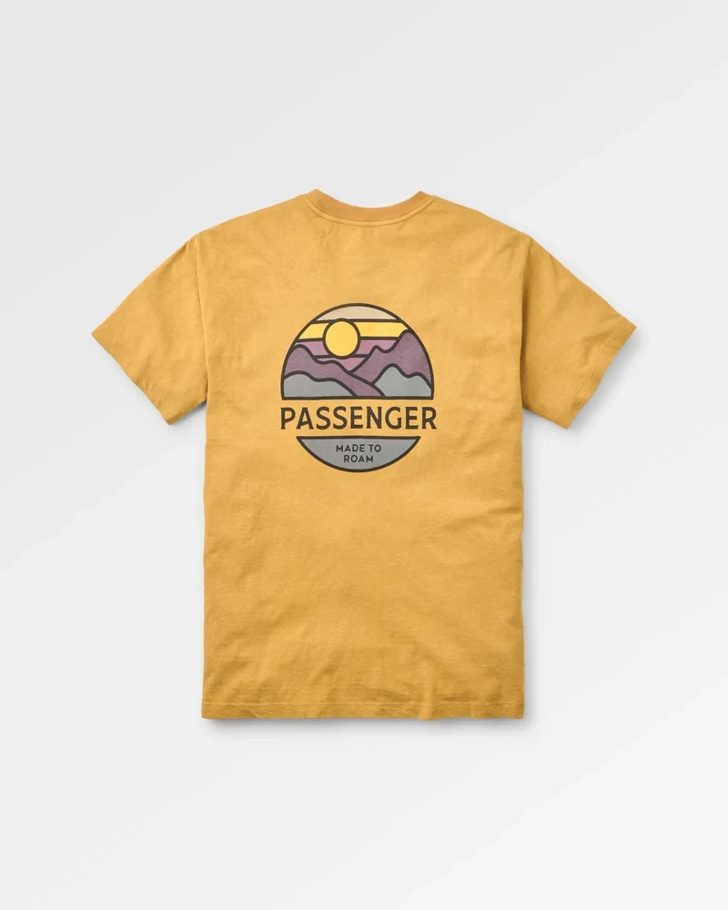 PASSENGER Laidback Recycled Cotton Relaxed Fit T-Shirt dusty ochre