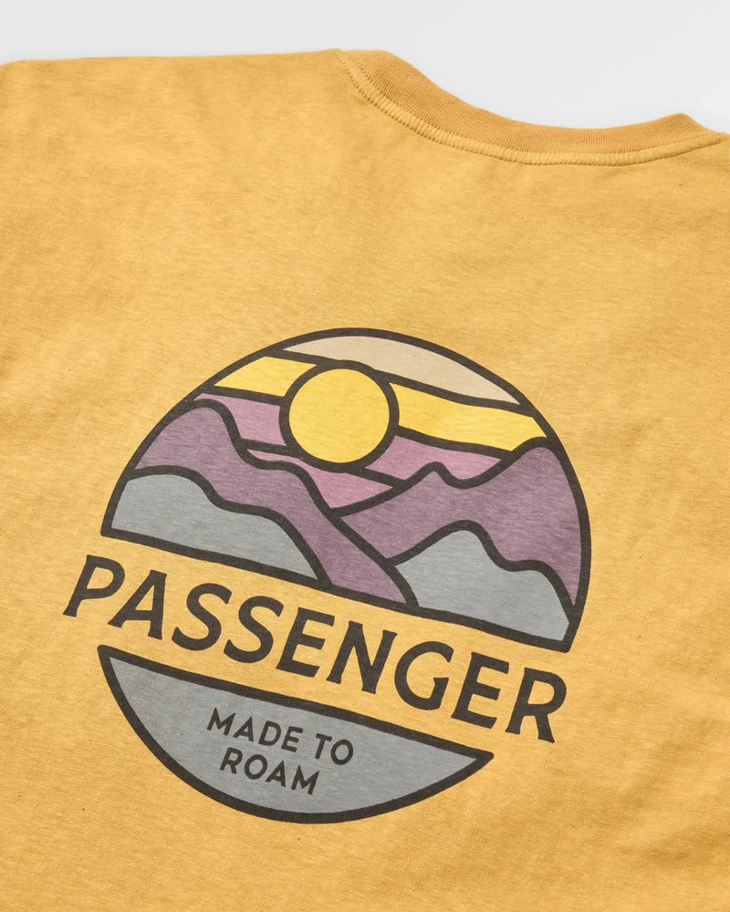 PASSENGER Laidback Recycled Cotton Relaxed Fit T-Shirt dusty ochre