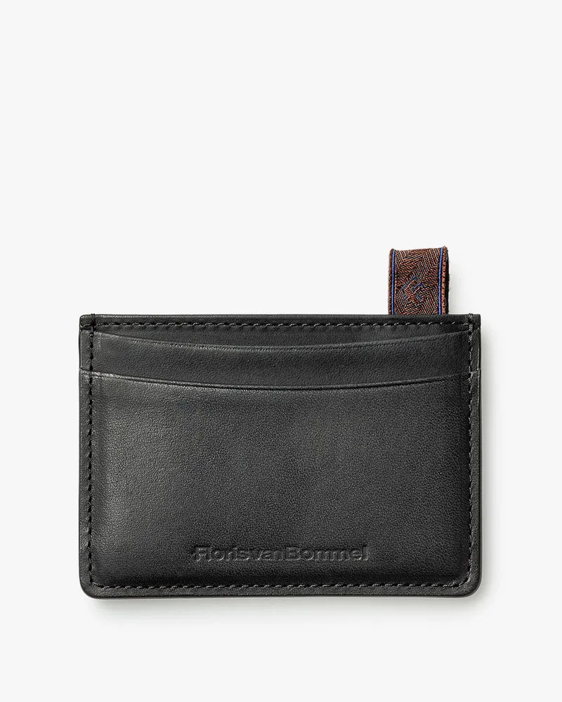 Bankkarten-Etui Leder schwarz
