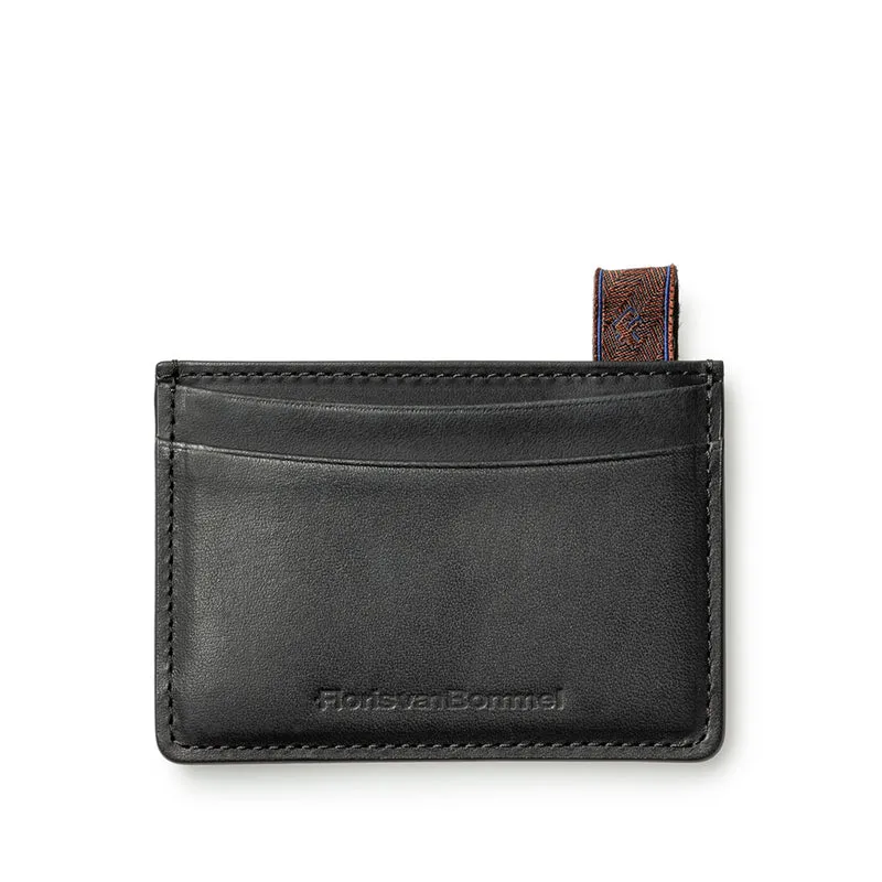 Bankkarten-Etui Leder schwarz