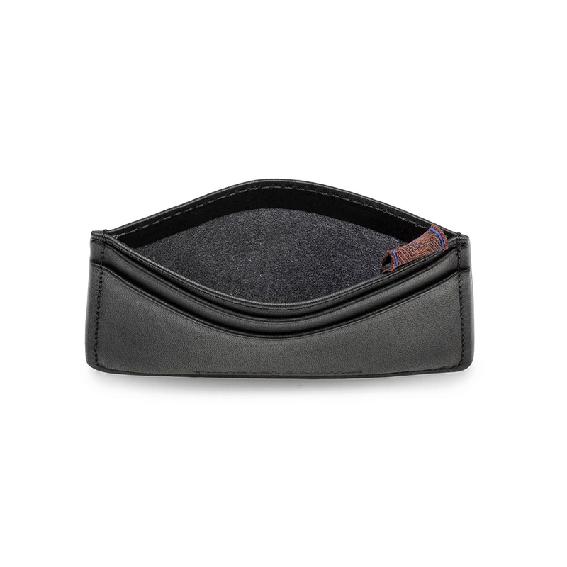 Bankkarten-Etui Leder schwarz