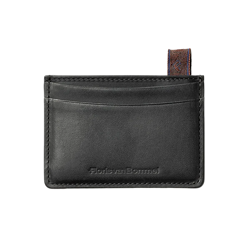 Bankkarten-Etui Leder schwarz