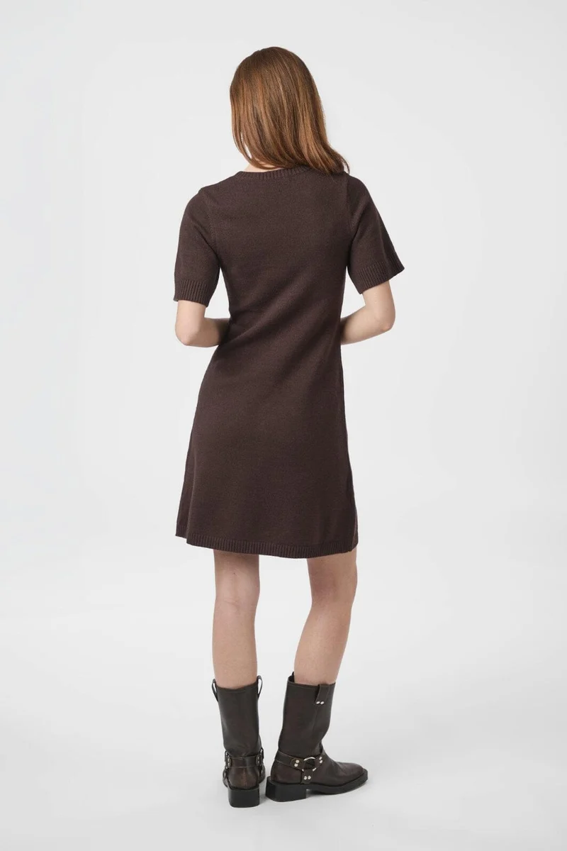 Neo Noir - Elise Knit Dress 163646 - 210 - Brown