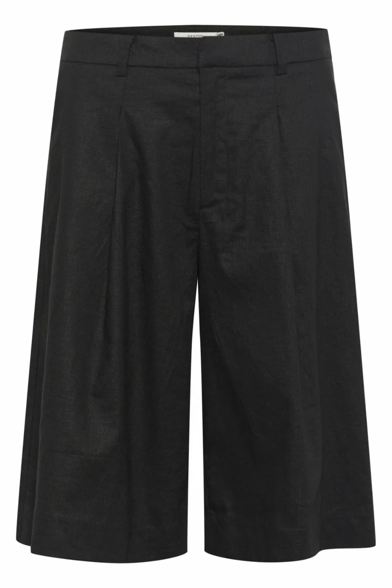 Gestuz - Gzizza Linen Shorts 10910281 - 100017 - Black