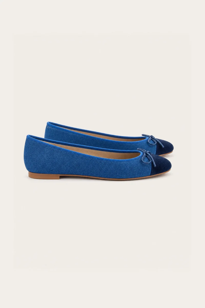 Emma Denim Spitze Dunkelblau