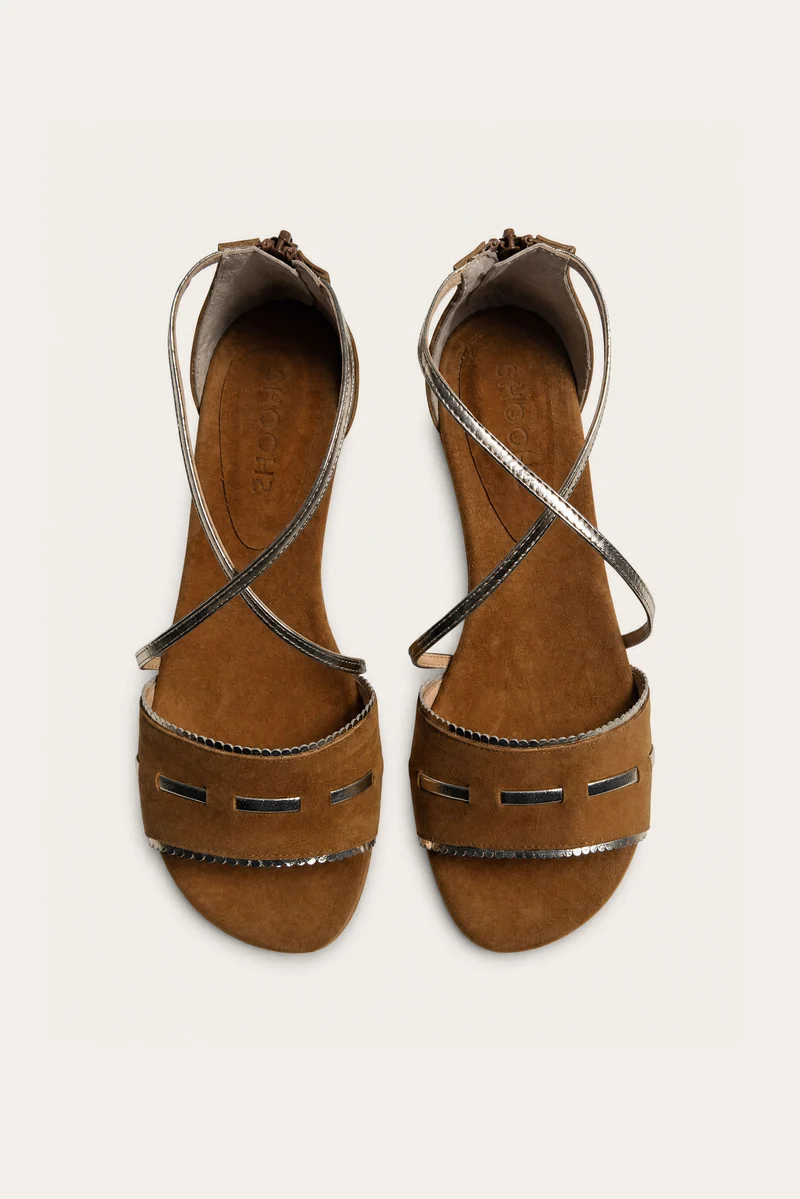 Karla Cognac Wildleder