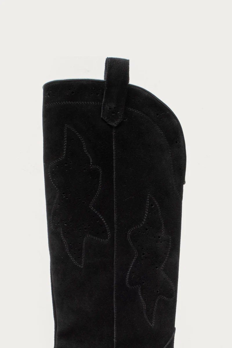 Niki Schwarz Veloursleder
