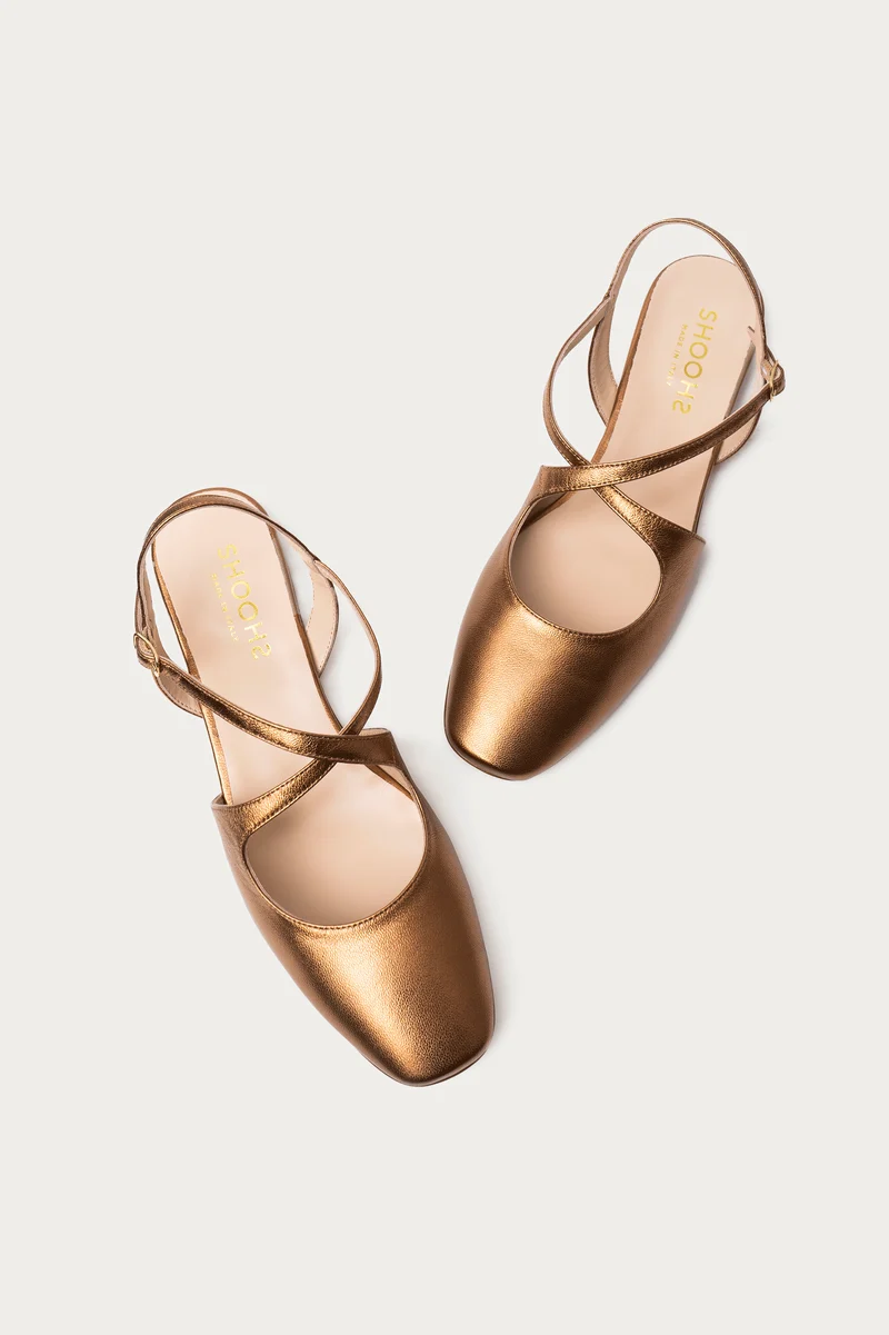 Jette Bronze Metallic-Leder