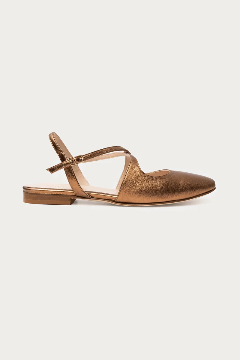 Jette Bronze Metallic-Leder