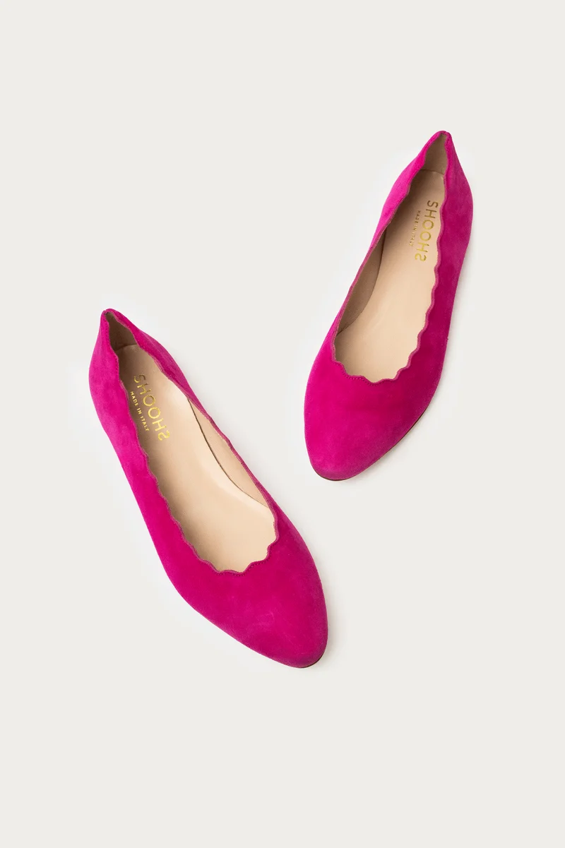 Ada Pink Wildleder