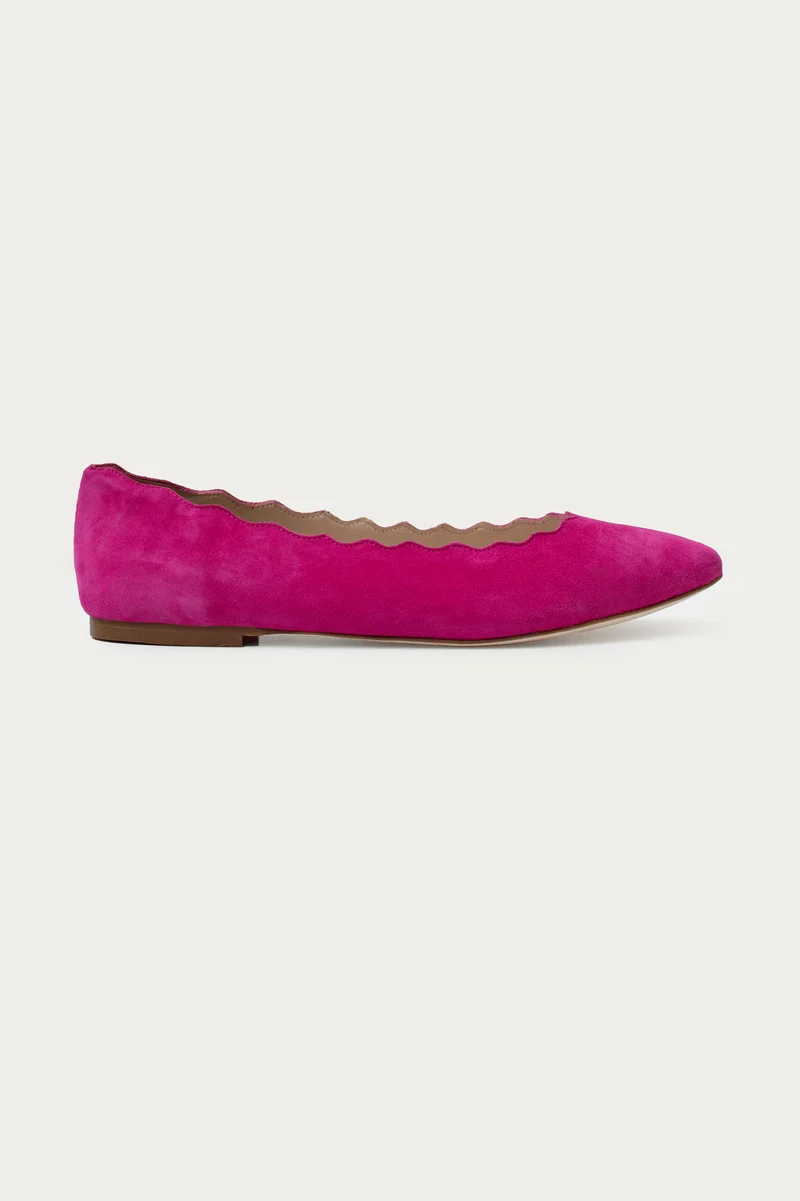 Ada Pink Wildleder