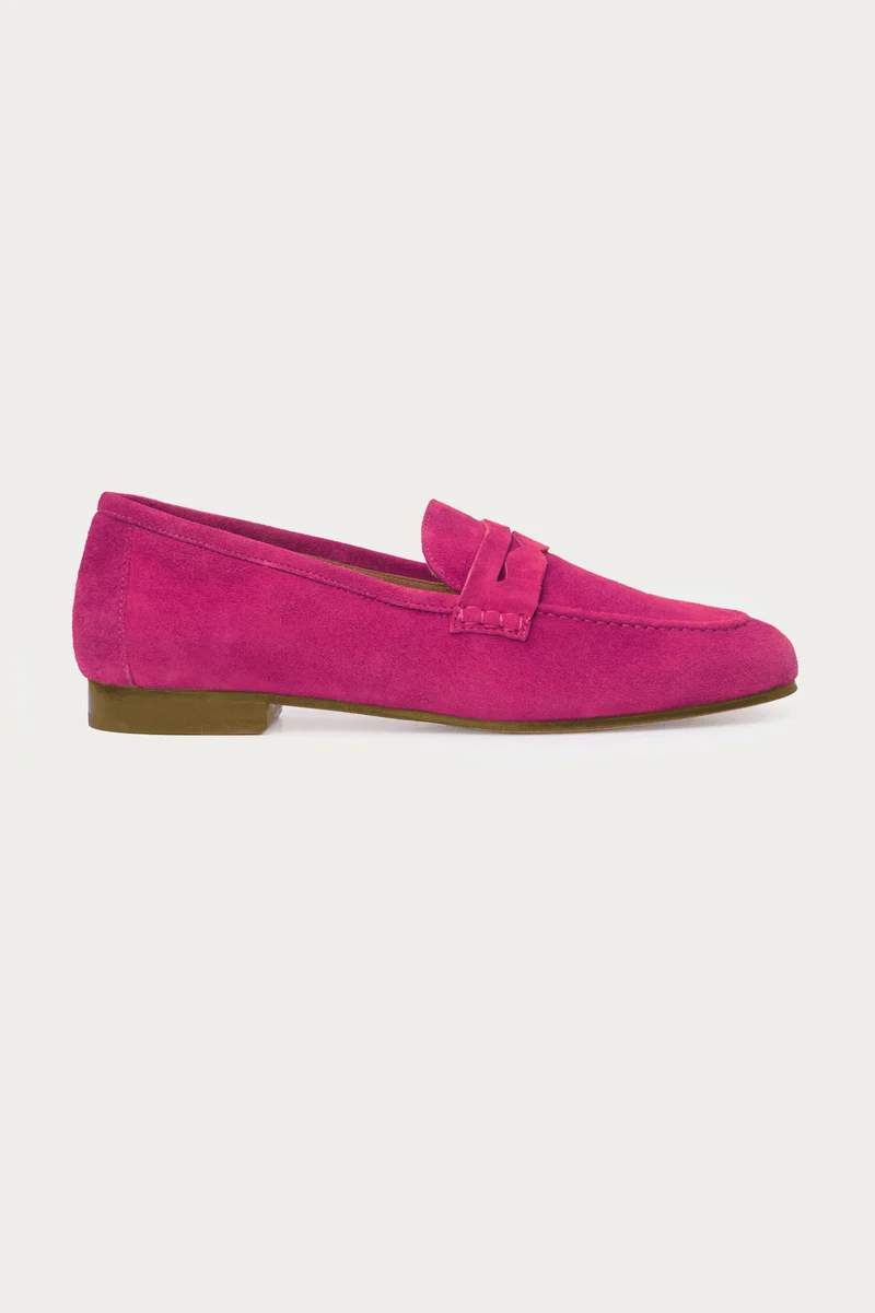 Lise Fuxia Wildleder