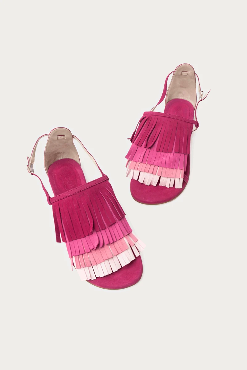 Leticia Fuxia Wildleder