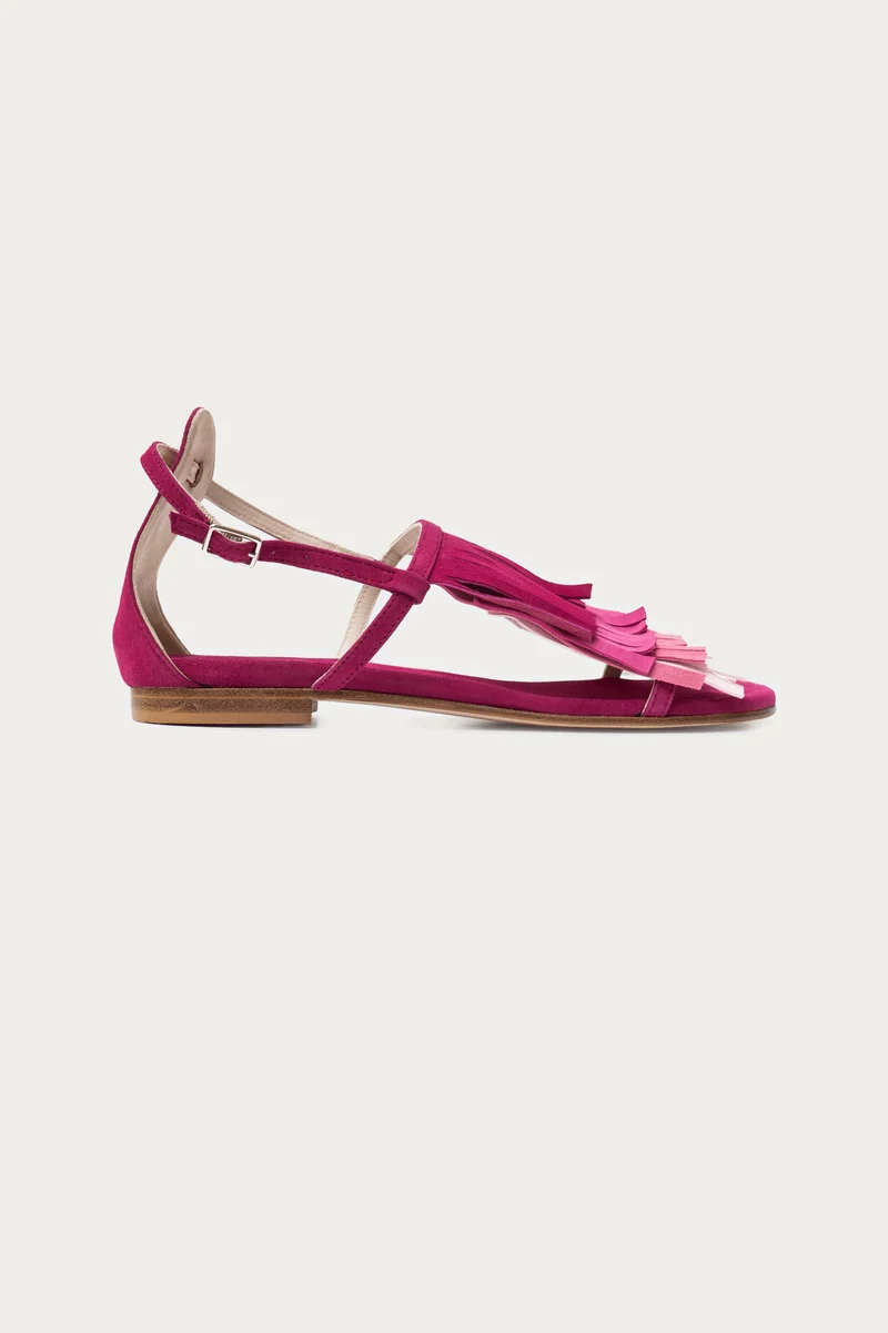 Leticia Fuxia Wildleder