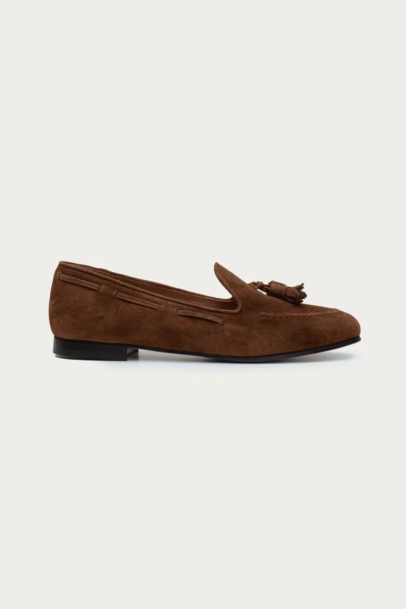 Teo Cognac Wildleder