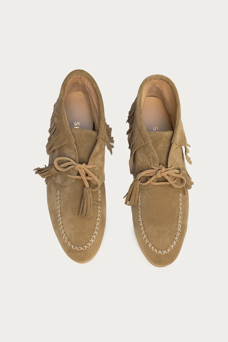 Robin Taupe Wildleder