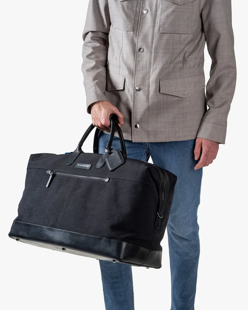 Weekender-Tasche Textil schwarz