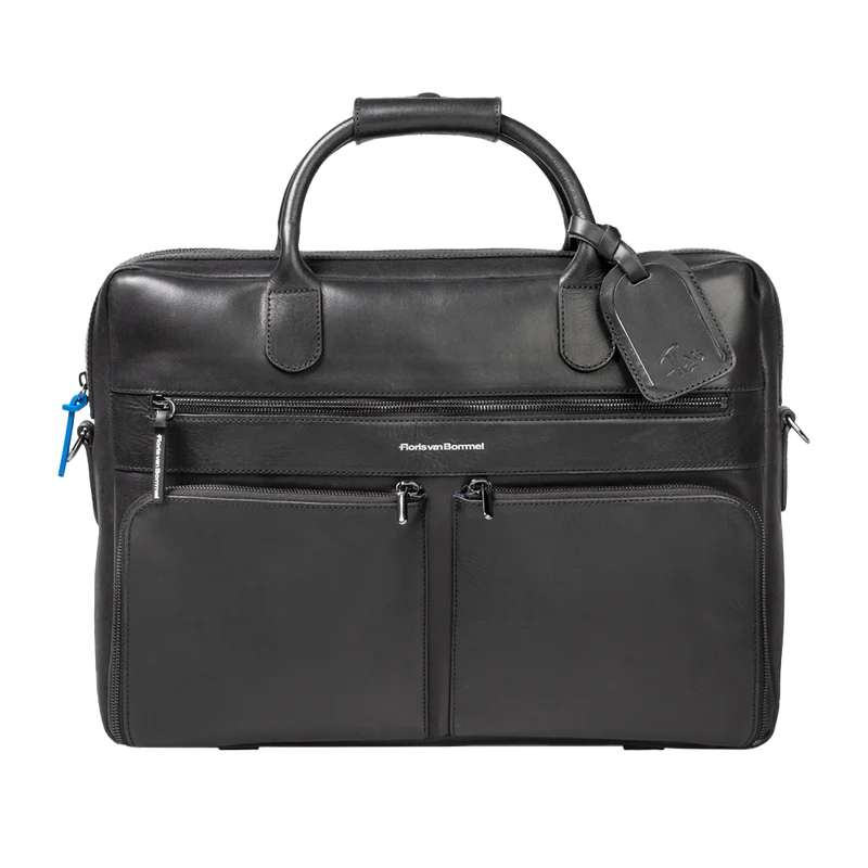 Bürotasche Leder schwarz