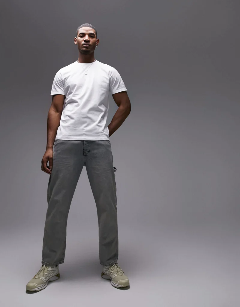 Topman regular fit t-shirt in white