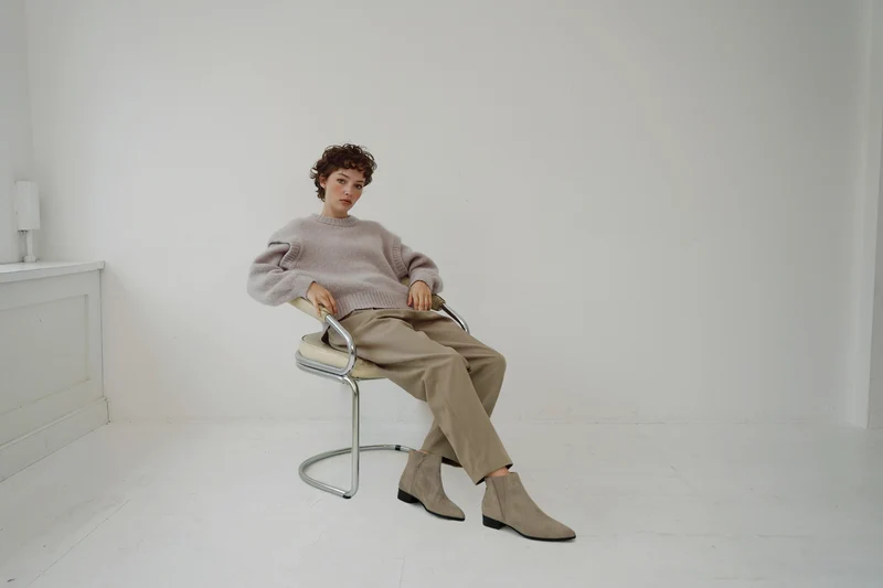 Janne Taupe Wildleder
