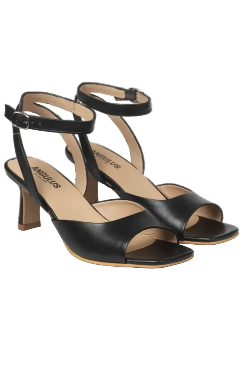 Angulus - Sandal Med Hæl 5706-101 - 1604 Black