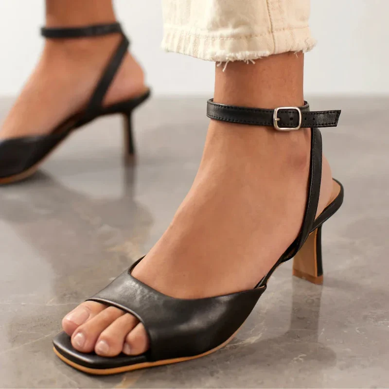 Angulus - Sandal Med Hæl 5706-101 - 1604 Black