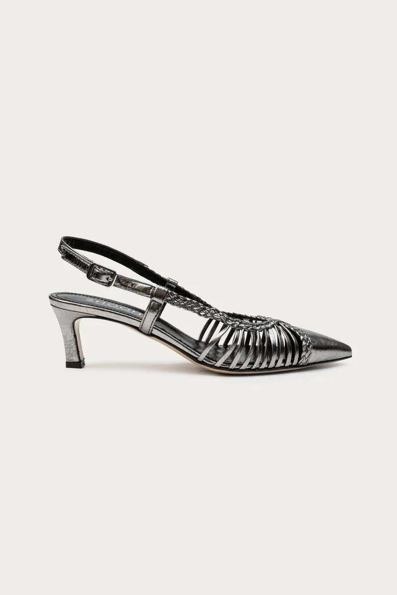 Harriet Stahl Metallic-Leder
