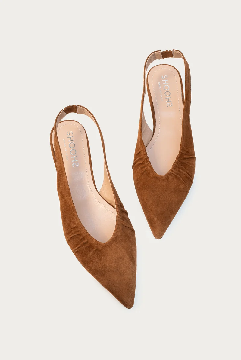Ava Cognac Wildleder