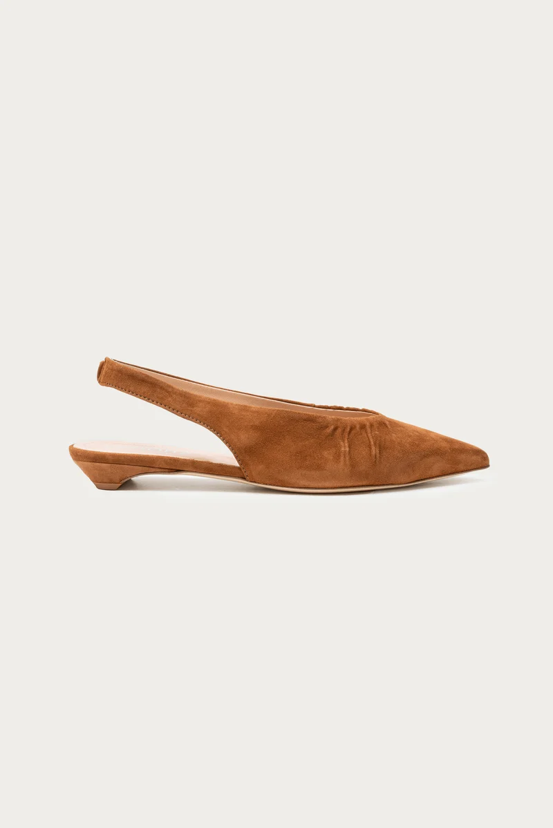 Ava Cognac Wildleder