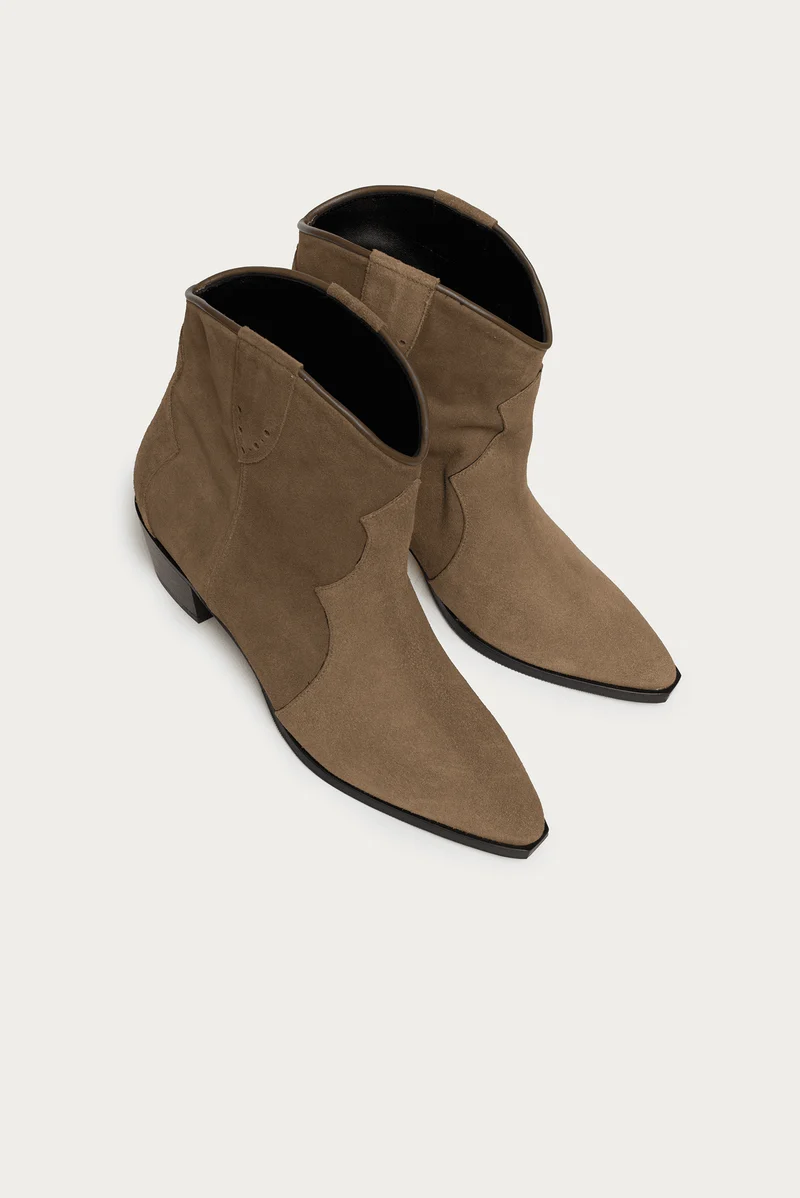 Kate Taupe Veloursleder