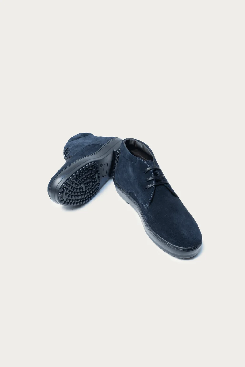 Tom Dunkelblau Veloursleder