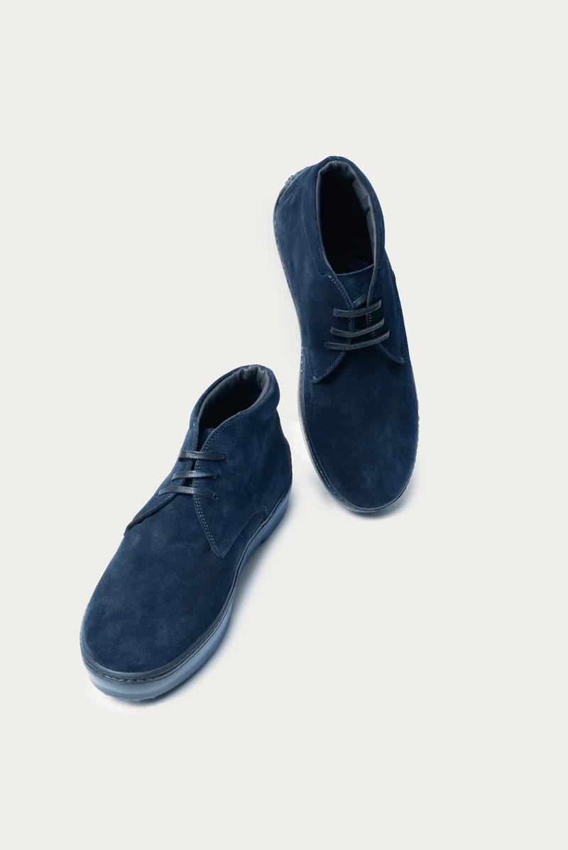 Tom Dunkelblau Veloursleder