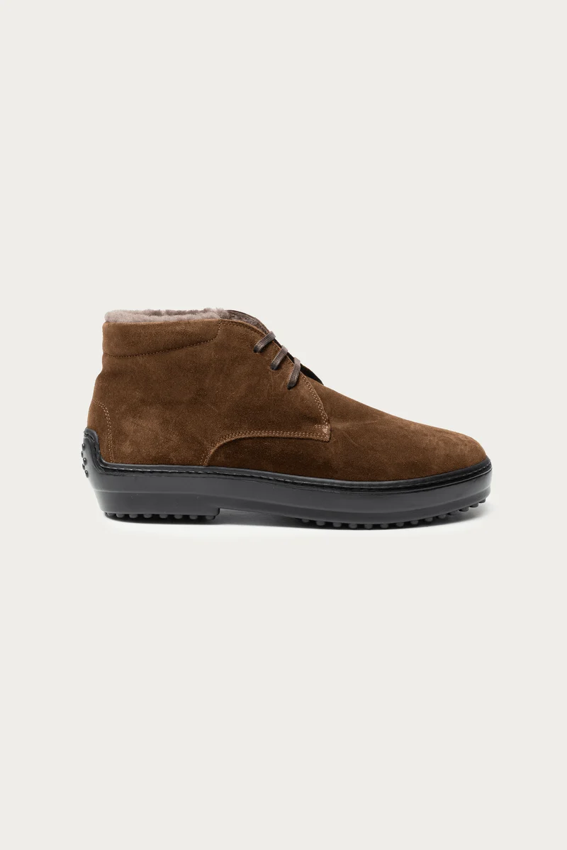 Tom Marrone Veloursleder mit Lammfell