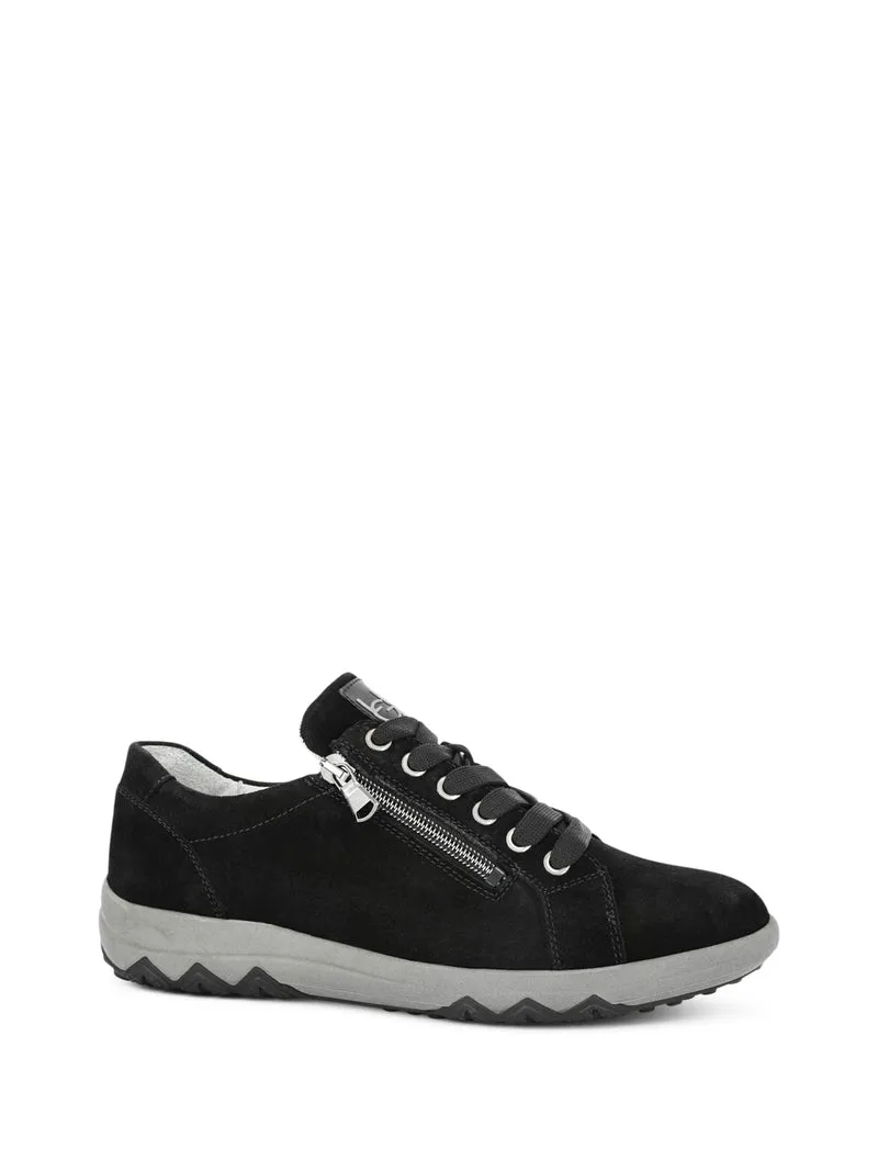 WAYNE BLACK SUEDE