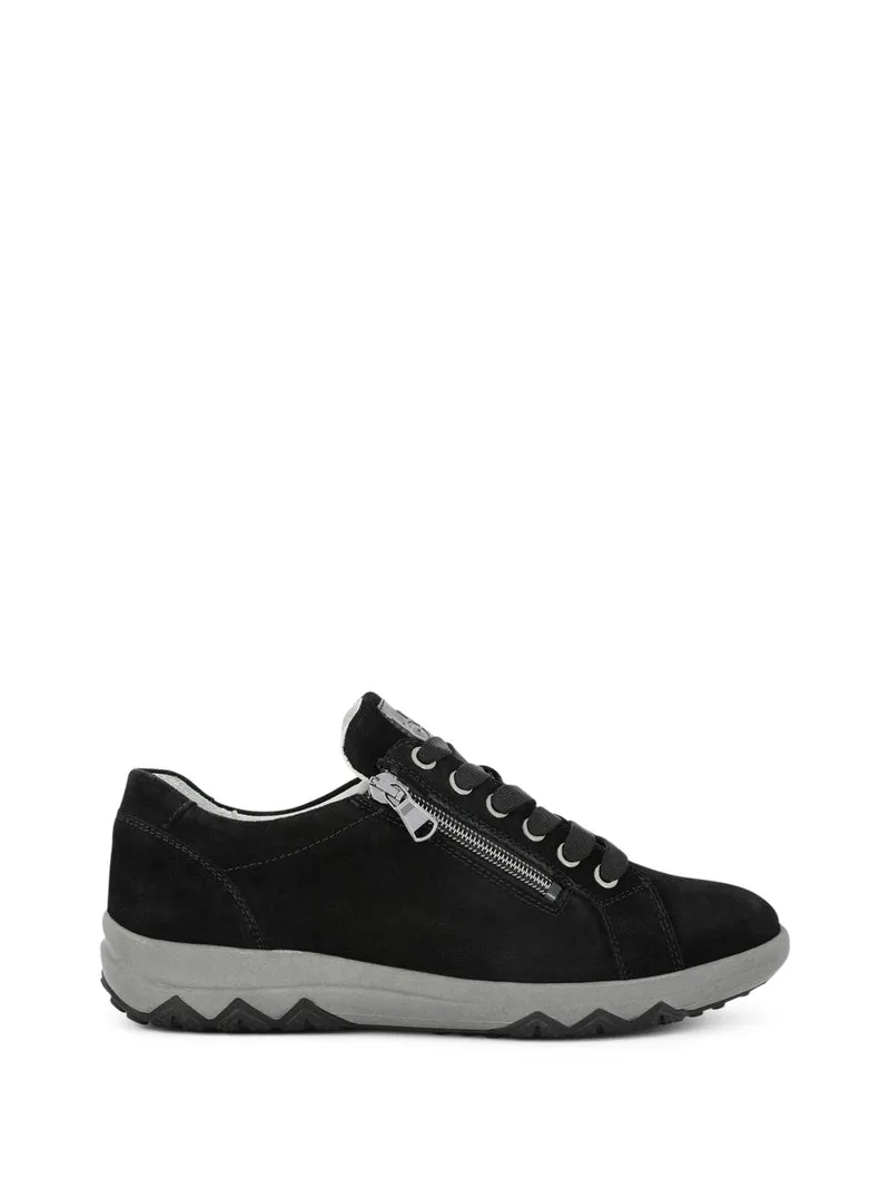 WAYNE BLACK SUEDE