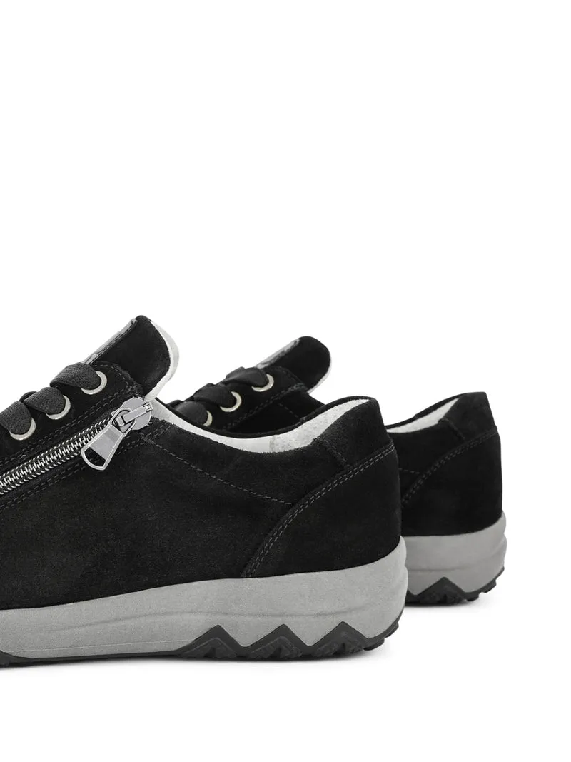 WAYNE BLACK SUEDE