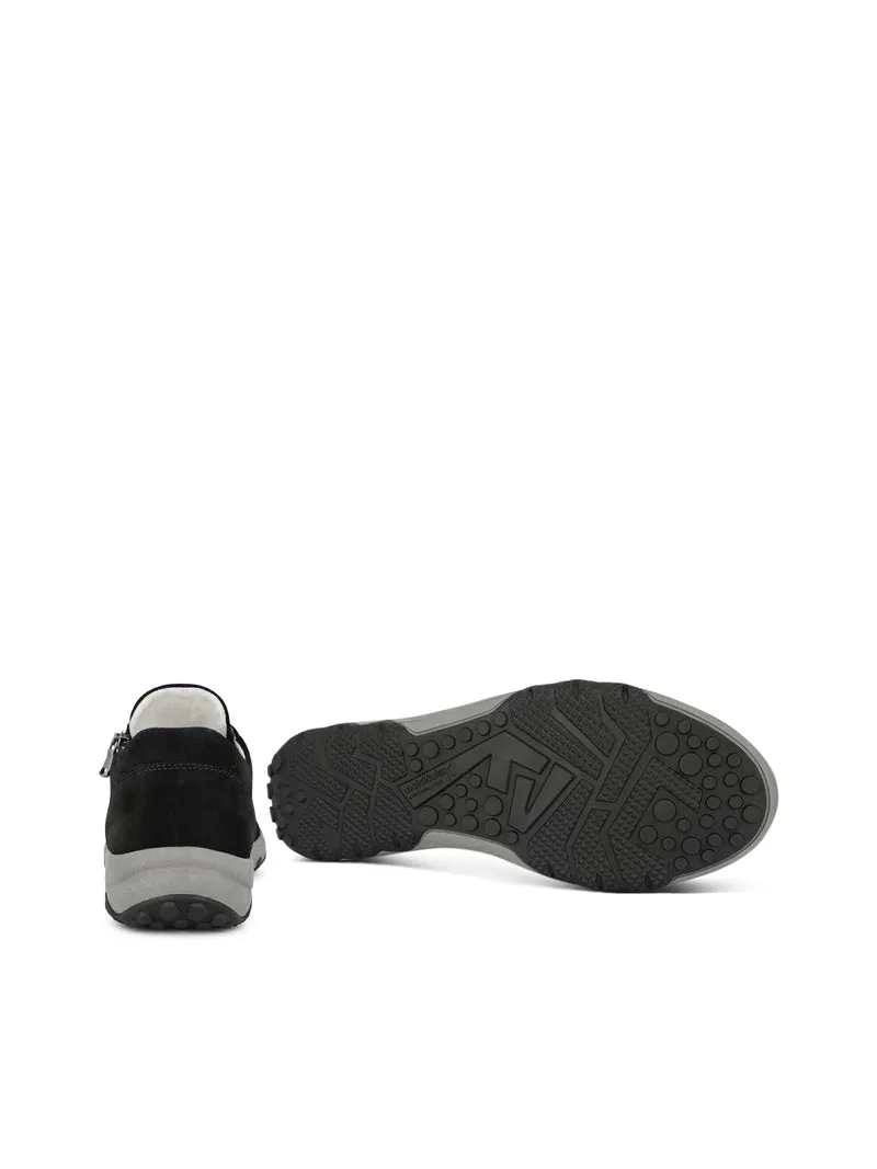 WAYNE BLACK SUEDE