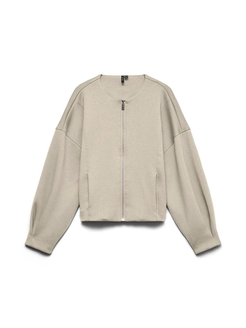 Vmuma Ls O-neck Zip Bomber Jrs